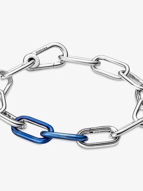 Electric Blue Pandora Double Styling Link for Pandora ME Charm Bracelet